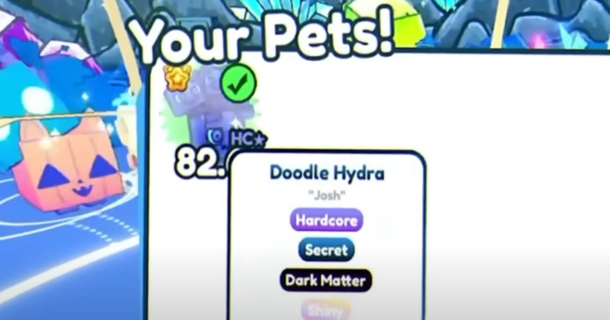 Shiny Secret Doodle Hydra in game screenshot