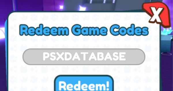 Redeem Codes screen from the in-game UI