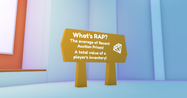 Sign in-game with the question What is RAP? on it