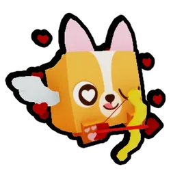 Icon for the Cupid Corgi pet in Pet Simulator X