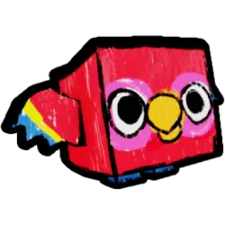 Icon for the Doodle Parrot pet in Pet Simulator X