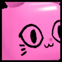 Icon for the Huge Pink Balloon Cat pet in Pet Simulator X