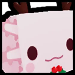 Icon for the Rainbow Huge Reindeer Axolotl pet in Pet Simulator X