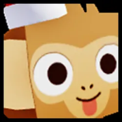 Icon for the Golden Huge Santa Monkey pet in Pet Simulator X