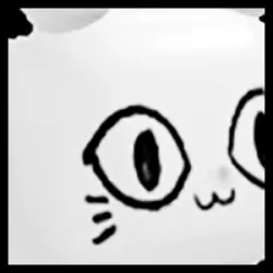 Icon for the Rainbow Huge White Balloon Cat pet in Pet Simulator X