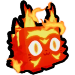 Icon for the Inferno Cat pet in Pet Simulator X