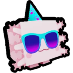 Icon for the Party Axolotl pet in Pet Simulator X