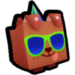 Icon for the Party Dog pet in Pet Simulator X