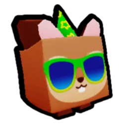 Icon for the Party Squirrel pet in Pet Simulator X