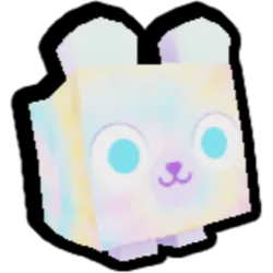 Icon for the Tiedye Bear pet in Pet Simulator X